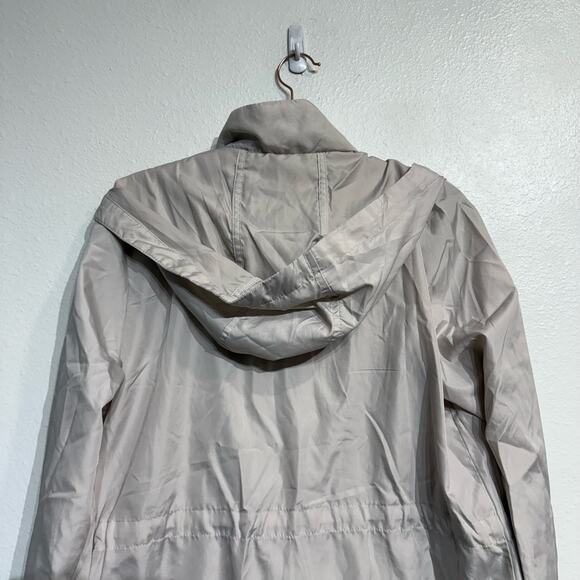Jones New York Tan Hooded Windbreaker Jacket Sz M NWOT - Picture 10 of 14